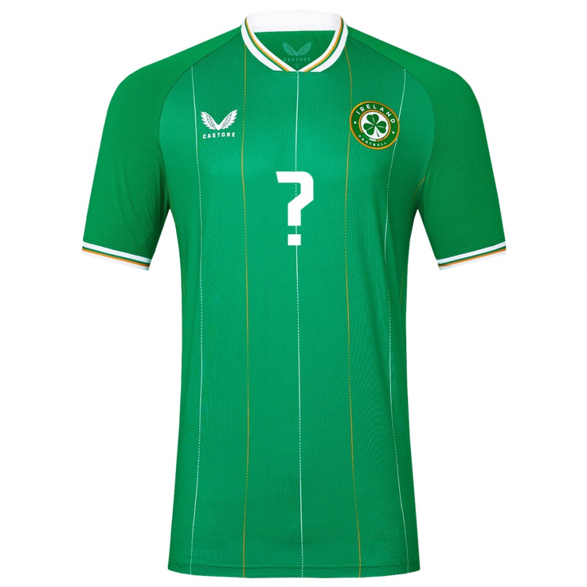 Criança Camisola Irlanda Seu Nome #0 Verde Principal 24-26 Camisa