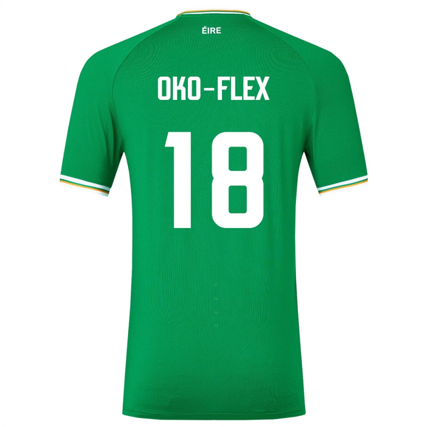 Criança Camisola Irlanda Armstrong Oko-Flex #18 Verde Principal 24-26 Camisa