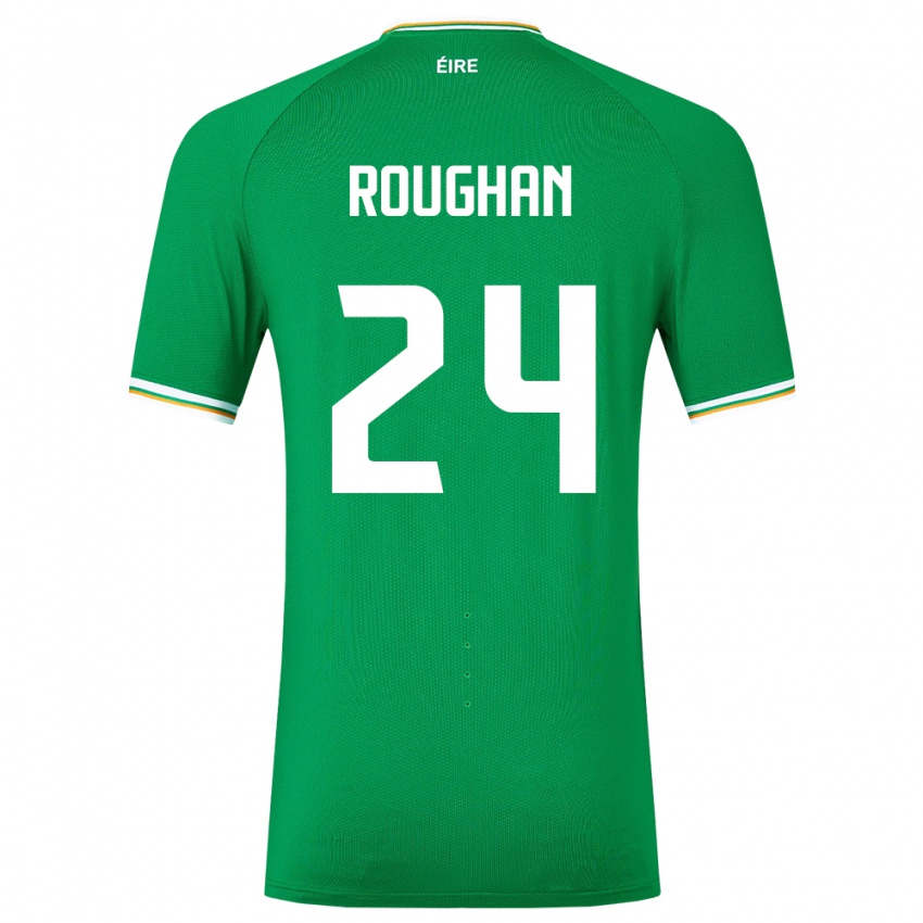 Criança Camisola Irlanda Sean Roughan #24 Verde Principal 24-26 Camisa