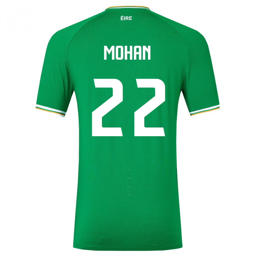 Criança Camisola Irlanda Stephen Mohan #22 Verde Principal 24-26 Camisa