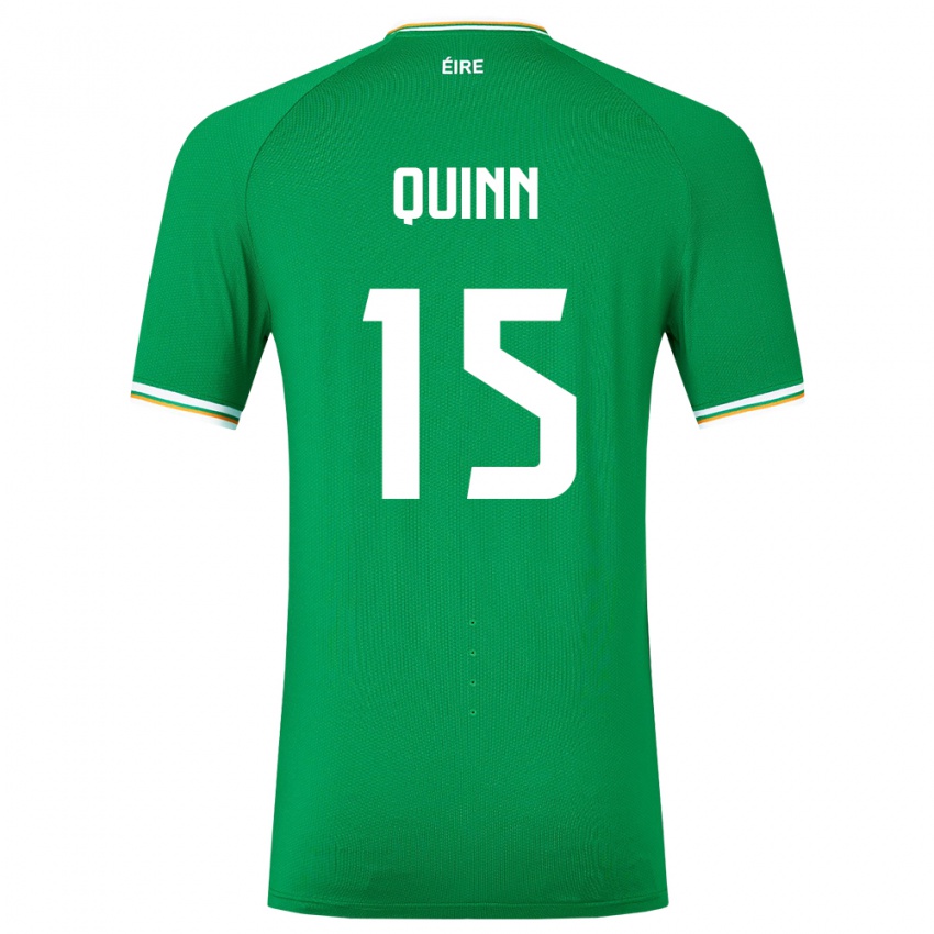 Criança Camisola Irlanda Lucy Quinn #15 Verde Principal 24-26 Camisa