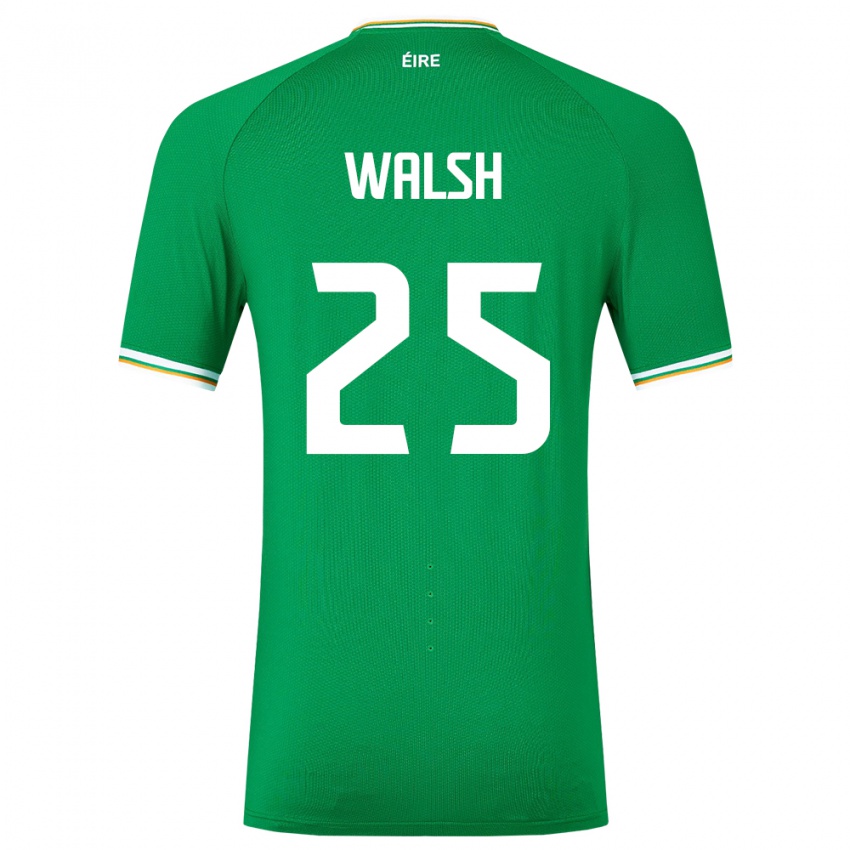 Criança Camisola Irlanda Megan Walsh #25 Verde Principal 24-26 Camisa