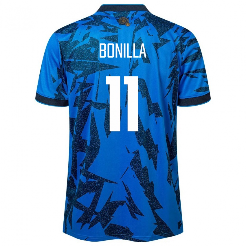 Criança Camisola El Salvador Jarell Bonilla #11 Azul Principal 24-26 Camisa