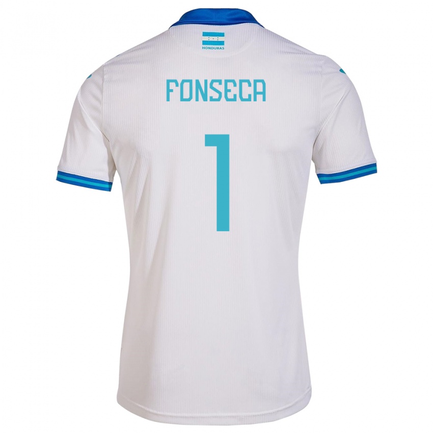 Criança Camisola Honduras Harold Fonseca #1 Branco Principal 24-26 Camisa