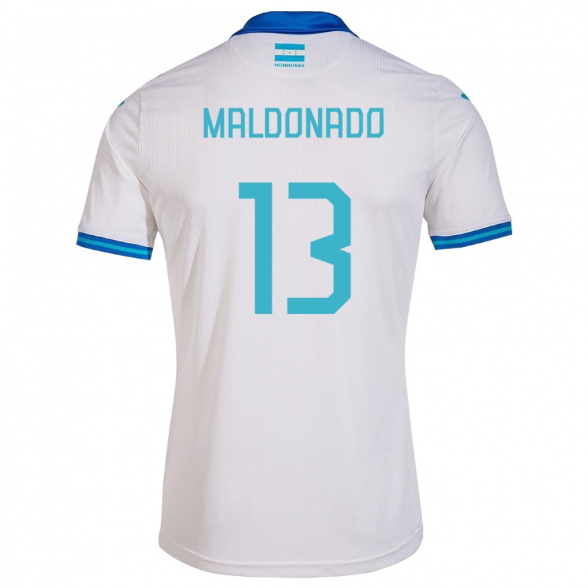 Criança Camisola Honduras Edwin Maldonado #13 Branco Principal 24-26 Camisa