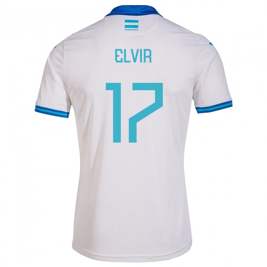 Criança Camisola Honduras Samuel Elvir #17 Branco Principal 24-26 Camisa