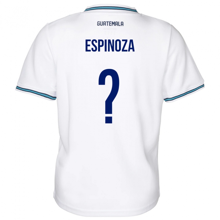 Criança Camisola Guatemala José Espinoza #0 Branco Principal 24-26 Camisa