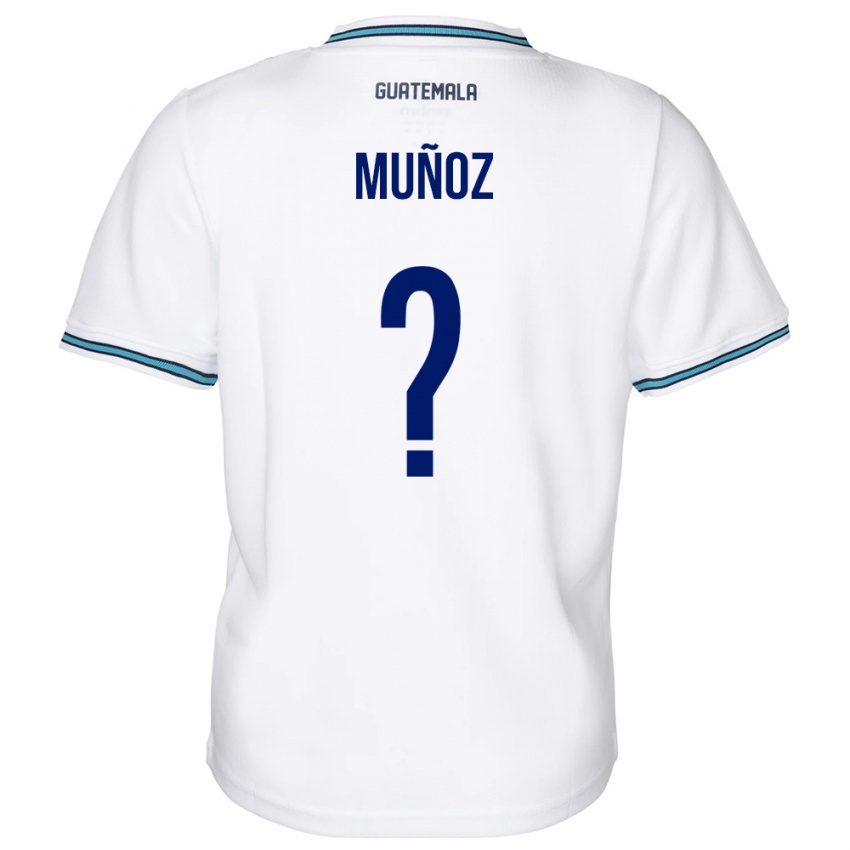 Criança Camisola Guatemala Rudy Muñoz #0 Branco Principal 24-26 Camisa