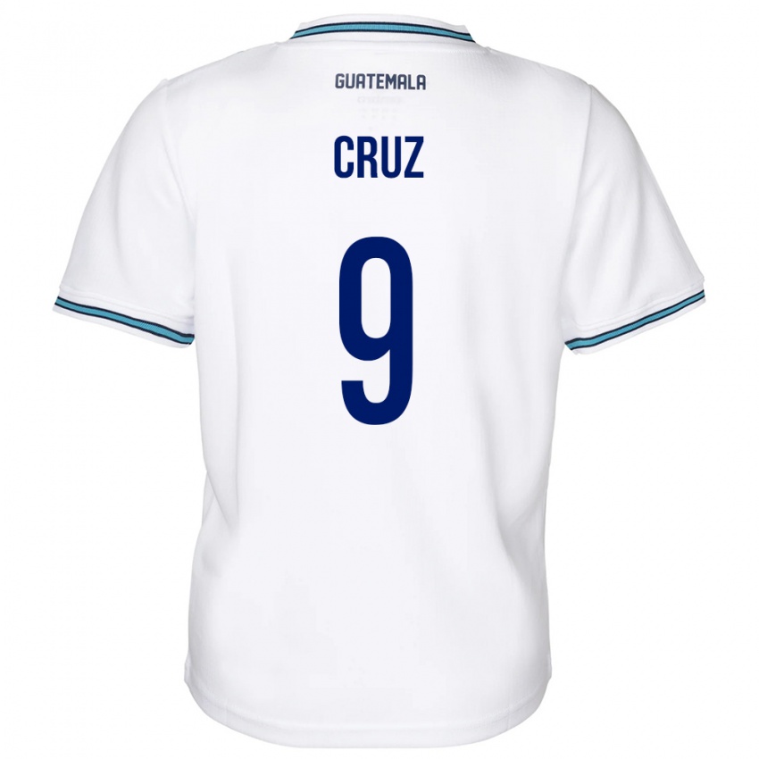 Criança Camisola Guatemala Celsa Cruz #9 Branco Principal 24-26 Camisa