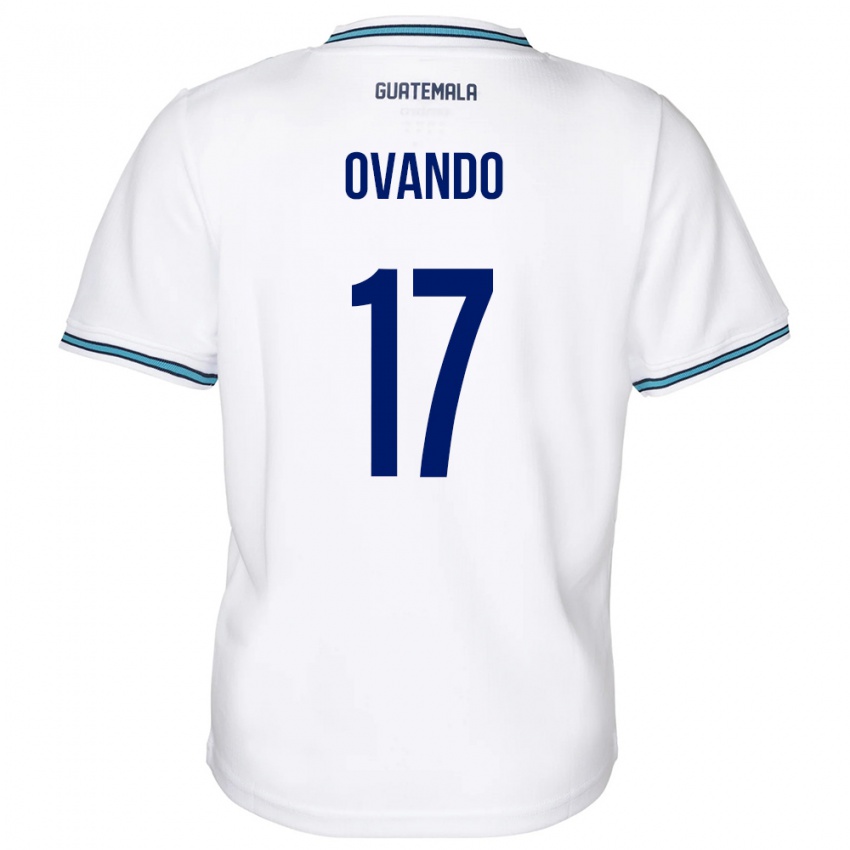 Criança Camisola Guatemala Sandra Ovando #17 Branco Principal 24-26 Camisa