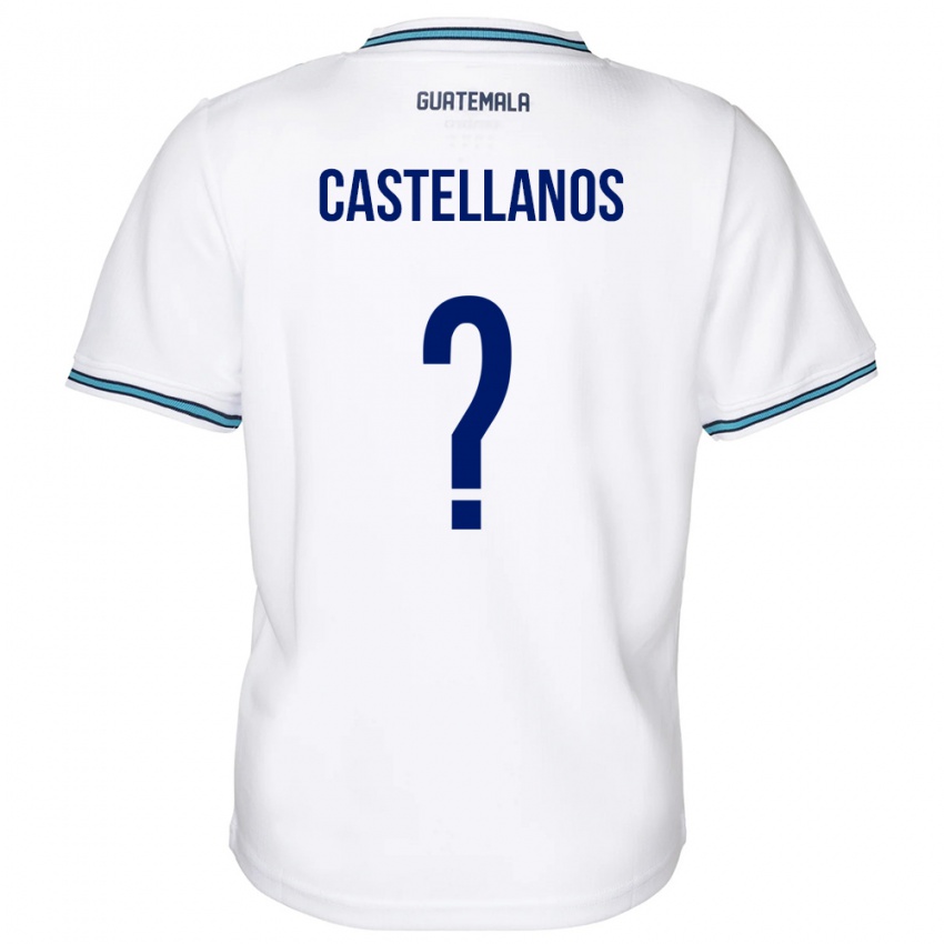 Criança Camisola Guatemala Jezmin Castellanos #0 Branco Principal 24-26 Camisa