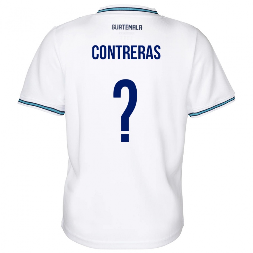 Criança Camisola Guatemala Betzael Contreras #0 Branco Principal 24-26 Camisa