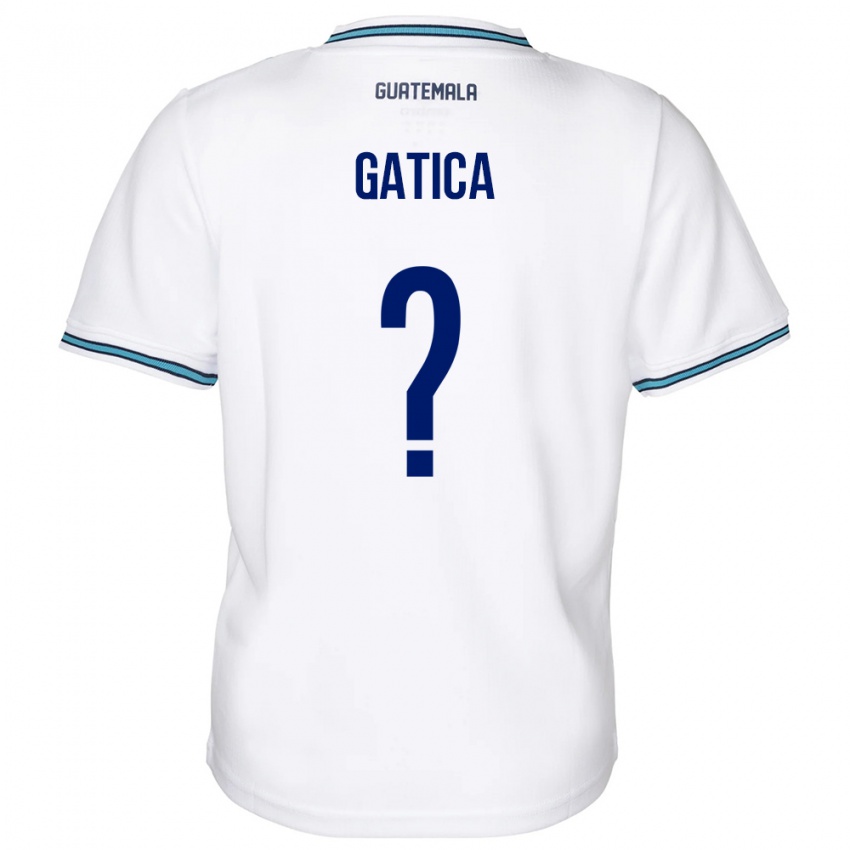 Criança Camisola Guatemala Celeste Gatica #0 Branco Principal 24-26 Camisa