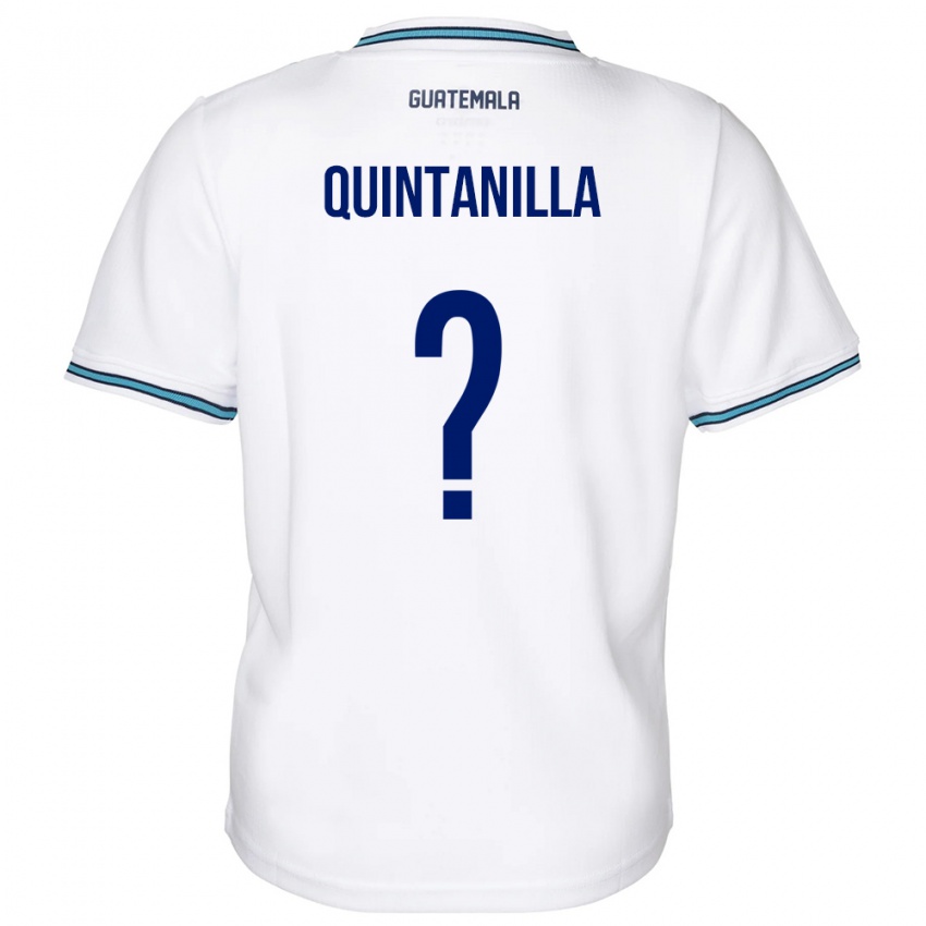 Criança Camisola Guatemala Anayelli Quintanilla #0 Branco Principal 24-26 Camisa