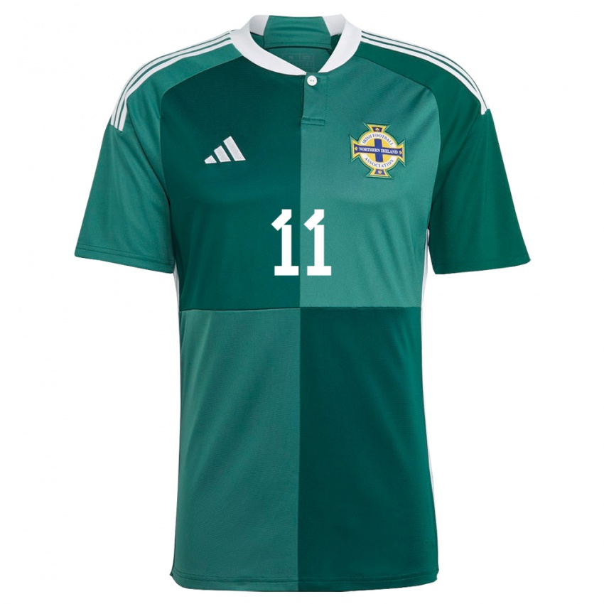 Criança Camisola Irlanda Do Norte Cole Brannigan #11 Verde Principal 24-26 Camisa