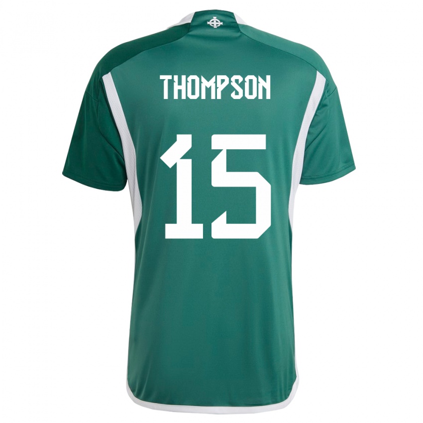 Criança Camisola Irlanda Do Norte Jordan Thompson #15 Verde Principal 24-26 Camisa