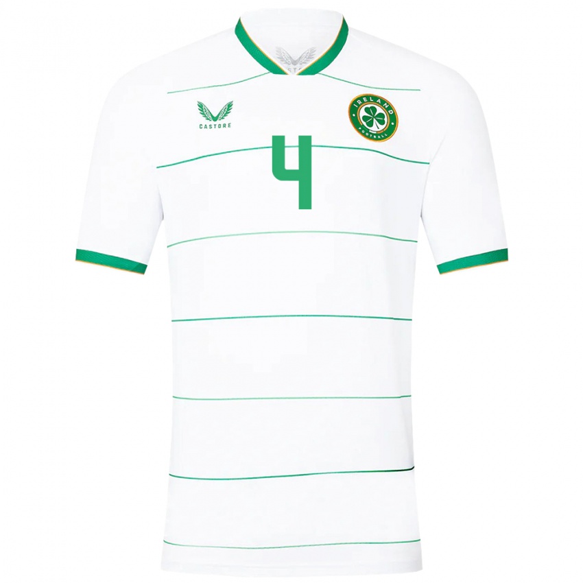 Criança Camisola Irlanda Luca Cailloce #4 Branco Alternativa 24-26 Camisa