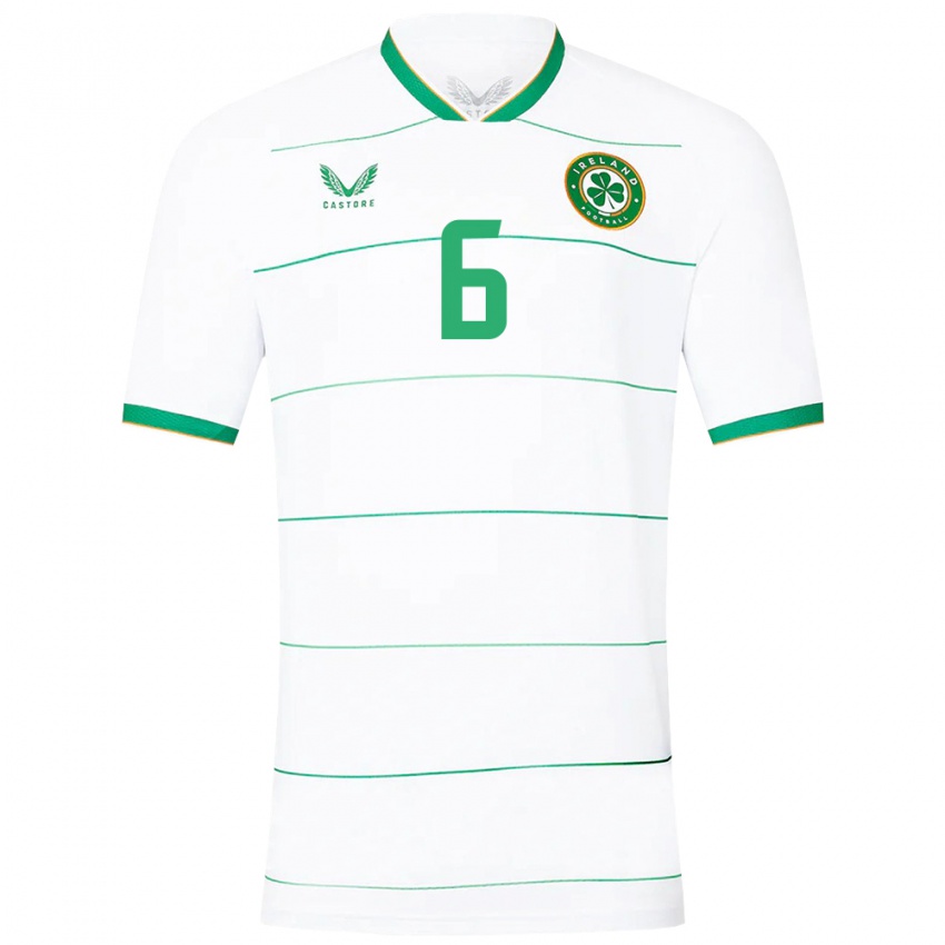 Criança Camisola Irlanda Ed Mcjannet #6 Branco Alternativa 24-26 Camisa