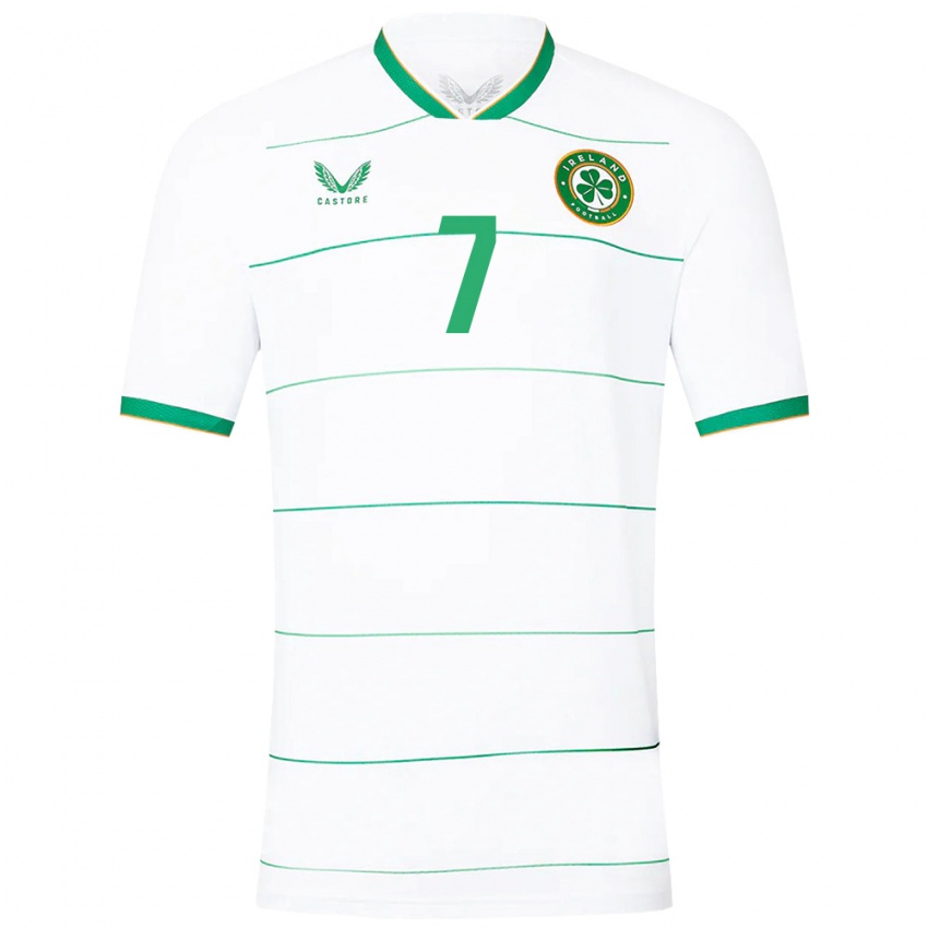 Criança Camisola Irlanda Rory Finneran #7 Branco Alternativa 24-26 Camisa