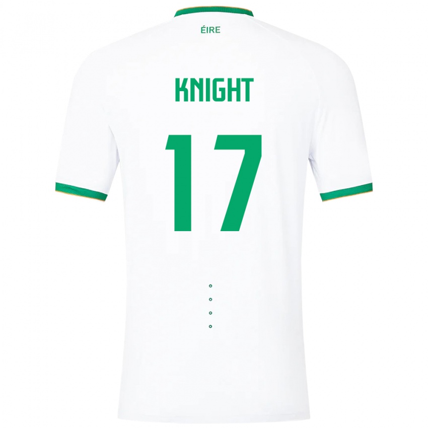 Criança Camisola Irlanda Jason Knight #17 Branco Alternativa 24-26 Camisa