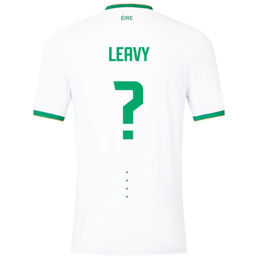 Criança Camisola Irlanda Kian Leavy #0 Branco Alternativa 24-26 Camisa