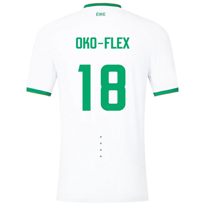 Criança Camisola Irlanda Armstrong Oko-Flex #18 Branco Alternativa 24-26 Camisa