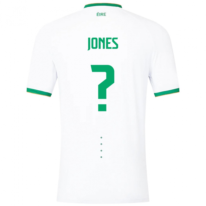 Criança Camisola Irlanda Nico Jones #0 Branco Alternativa 24-26 Camisa