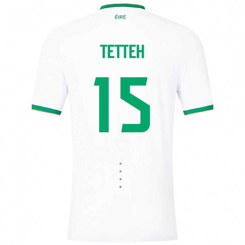 Criança Camisola Irlanda Gideon Tetteh #15 Branco Alternativa 24-26 Camisa