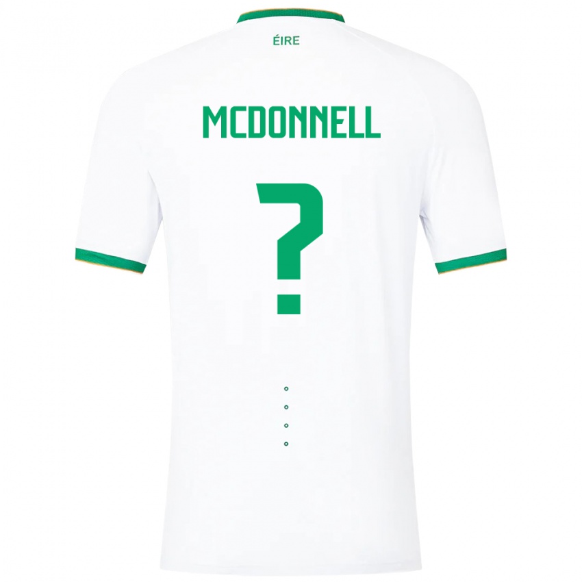 Criança Camisola Irlanda Grady Mcdonnell #0 Branco Alternativa 24-26 Camisa