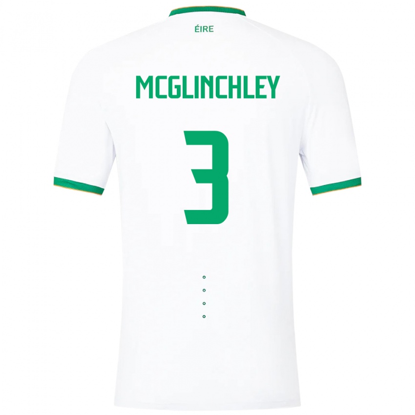 Criança Camisola Irlanda Harry Mcglinchley #3 Branco Alternativa 24-26 Camisa