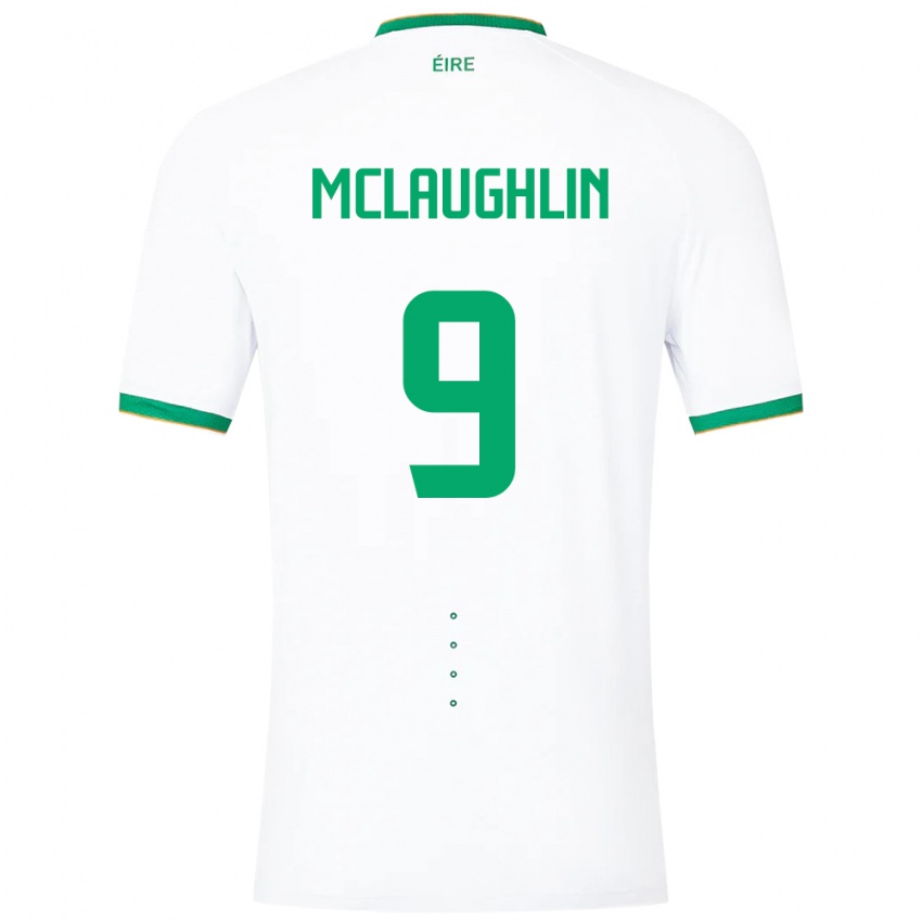 Criança Camisola Irlanda Erin Mclaughlin #9 Branco Alternativa 24-26 Camisa