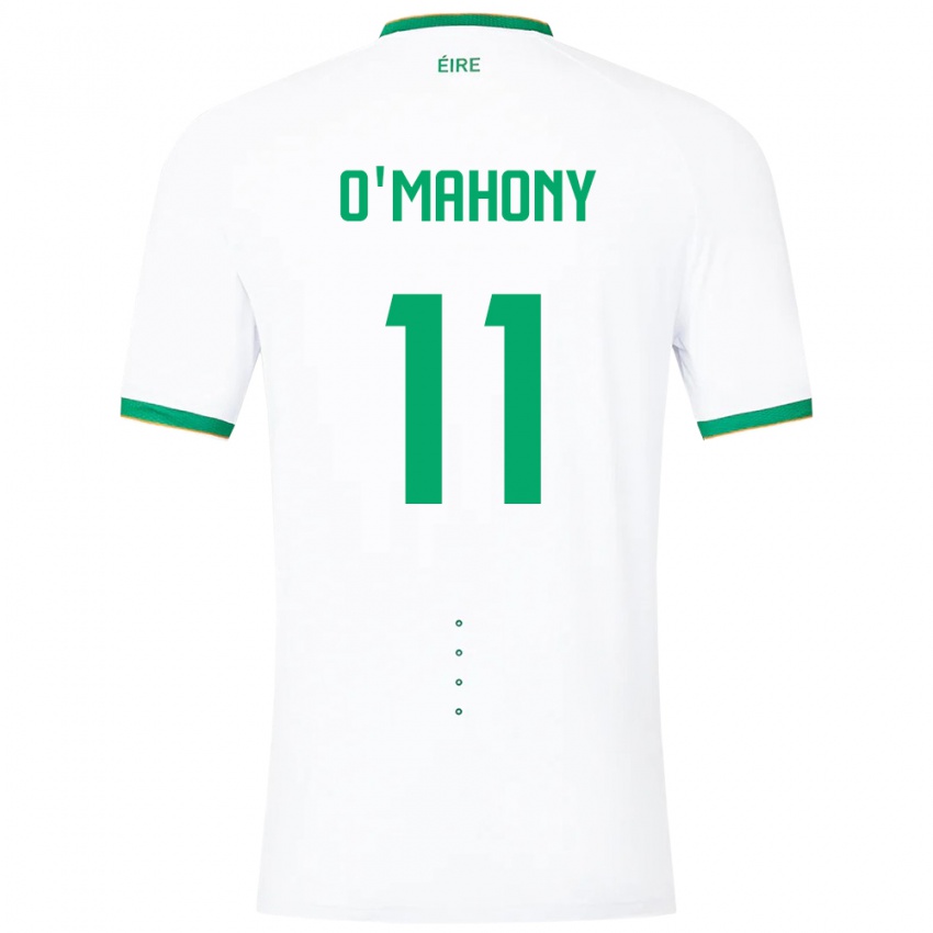 Criança Camisola Irlanda Éabha O'mahony #11 Branco Alternativa 24-26 Camisa