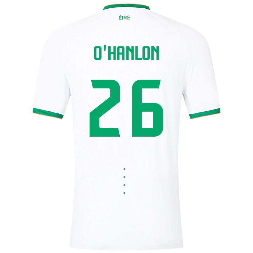 Criança Camisola Irlanda Tara O'hanlon #26 Branco Alternativa 24-26 Camisa