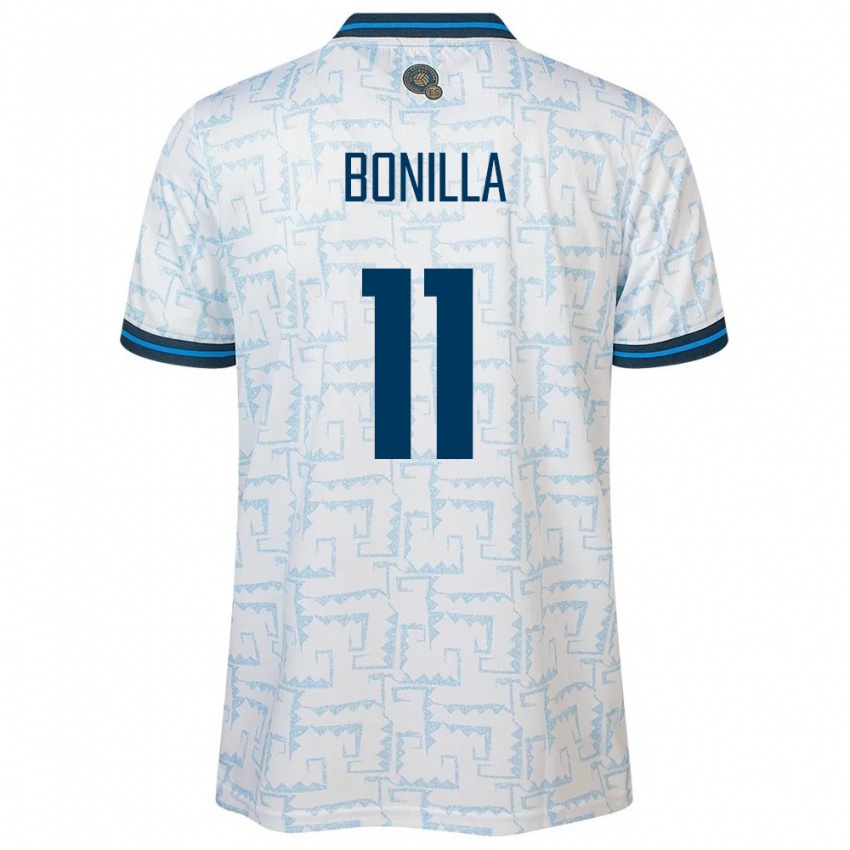 Criança Camisola El Salvador Jarell Bonilla #11 Branco Alternativa 24-26 Camisa