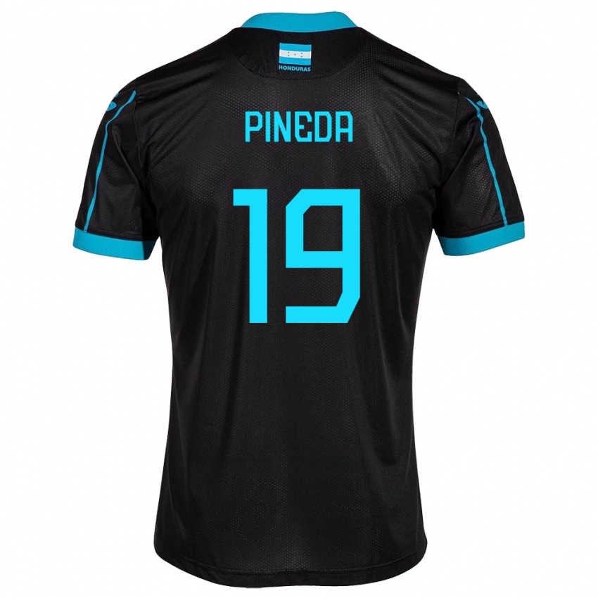 Criança Camisola Honduras Carlos Pineda #19 Preto Alternativa 24-26 Camisa