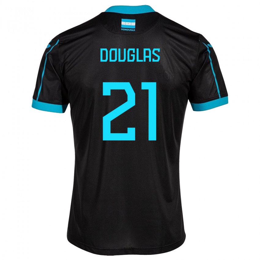 Criança Camisola Honduras Douglas Martínez #21 Preto Alternativa 24-26 Camisa