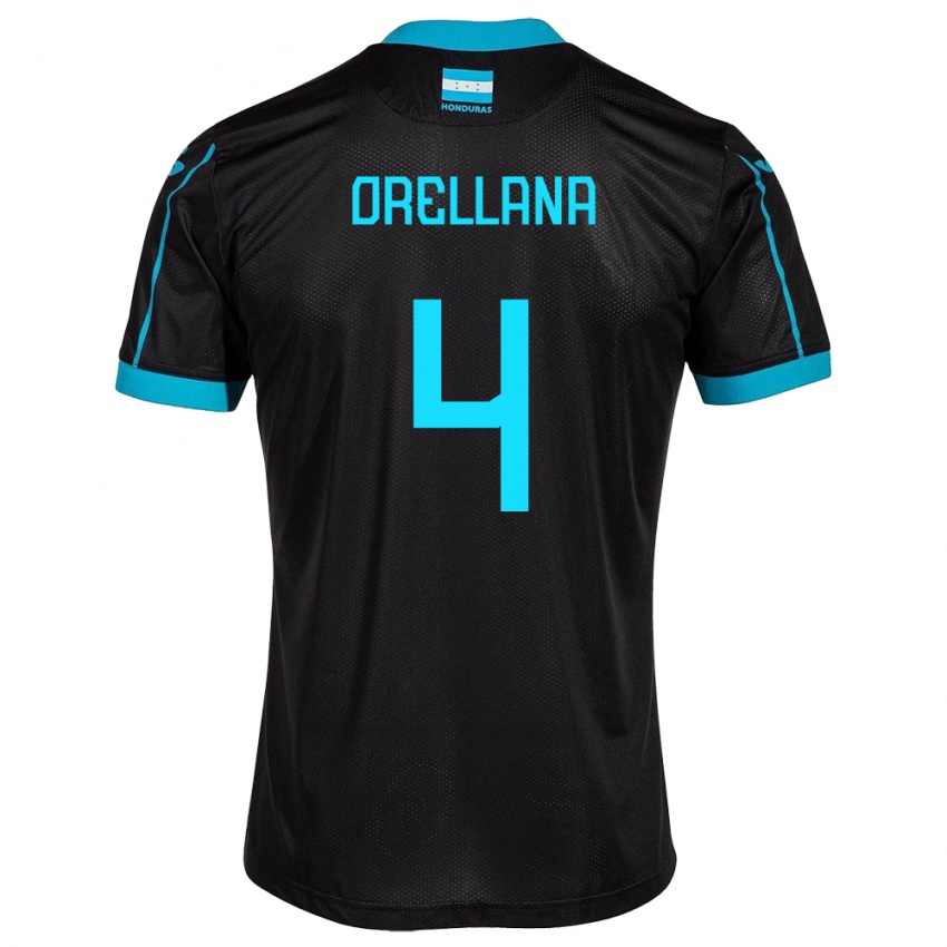 Criança Camisola Honduras André Orellana #4 Preto Alternativa 24-26 Camisa