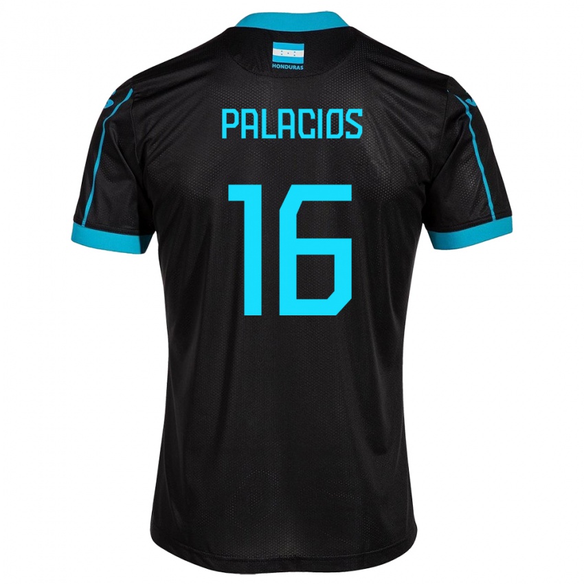 Criança Camisola Honduras Danilo Palacios #16 Preto Alternativa 24-26 Camisa