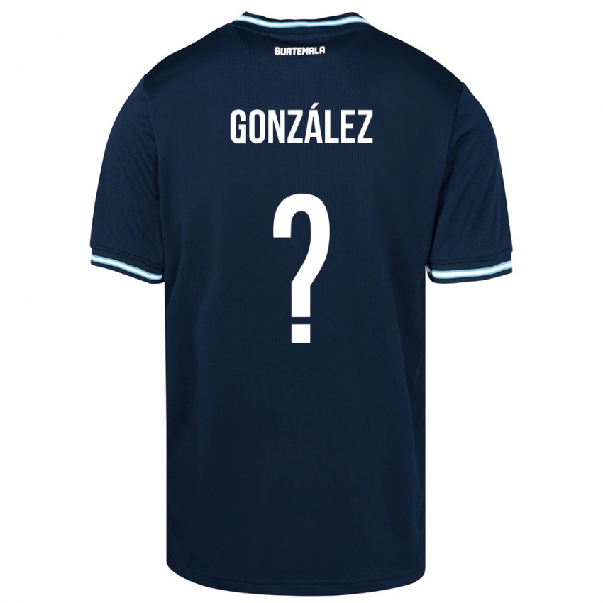 Criança Camisola Guatemala Erick González #0 Azul Alternativa 24-26 Camisa