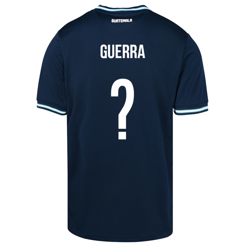 Criança Camisola Guatemala Decarlo Guerra #0 Azul Alternativa 24-26 Camisa