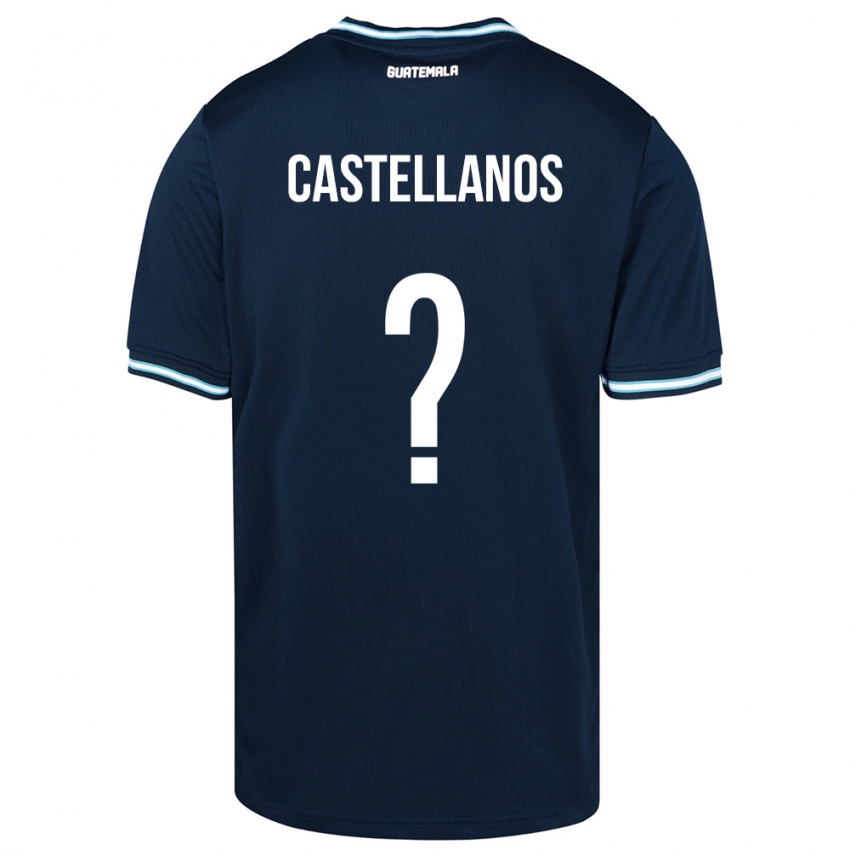 Criança Camisola Guatemala Jezmin Castellanos #0 Azul Alternativa 24-26 Camisa