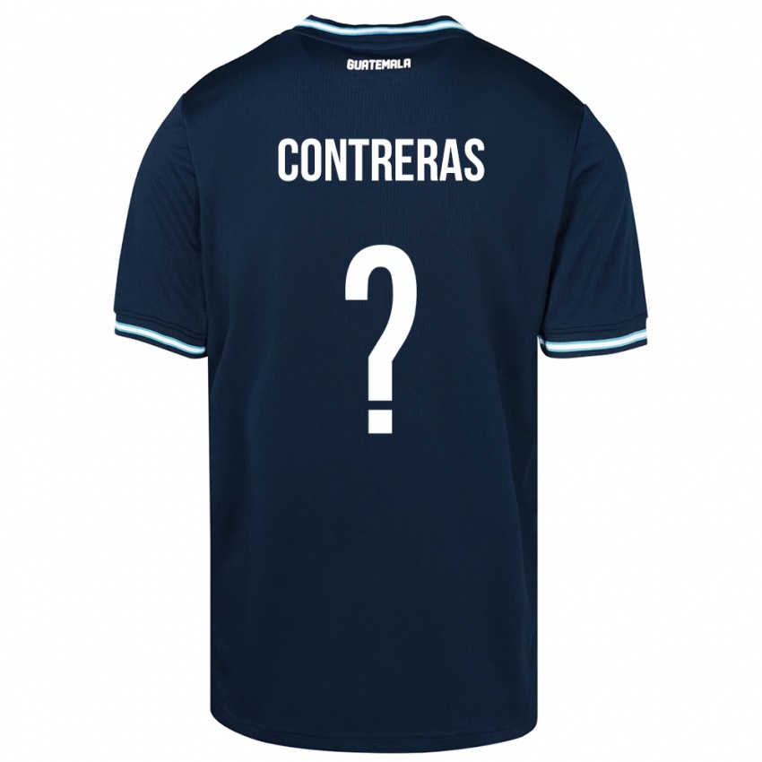 Criança Camisola Guatemala Betzael Contreras #0 Azul Alternativa 24-26 Camisa