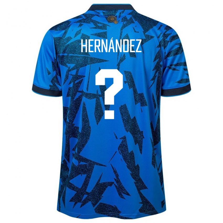 Homem Camisola El Salvador Irma Dolores Hernández #0 Azul Principal 24-26 Camisa