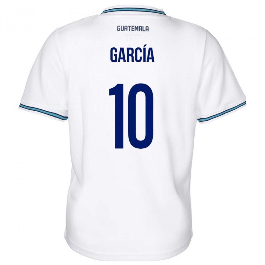 Homem Camisola Guatemala Gabriel García #10 Branco Principal 24-26 Camisa