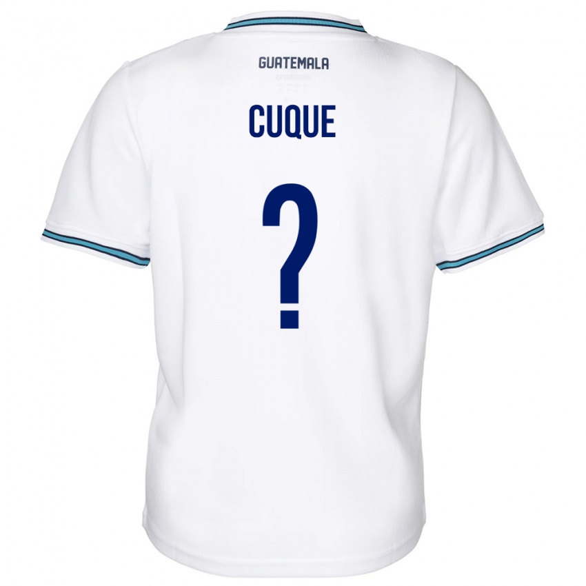 Homem Camisola Guatemala Diego Cuque #0 Branco Principal 24-26 Camisa