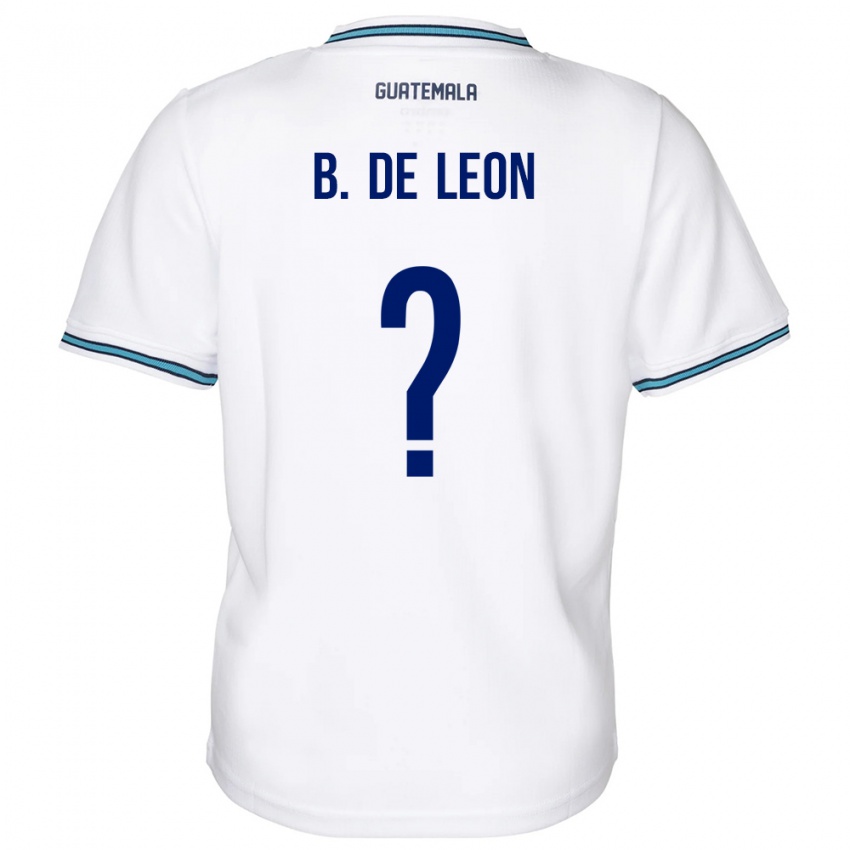 Homem Camisola Guatemala Brandon De Leon #0 Branco Principal 24-26 Camisa