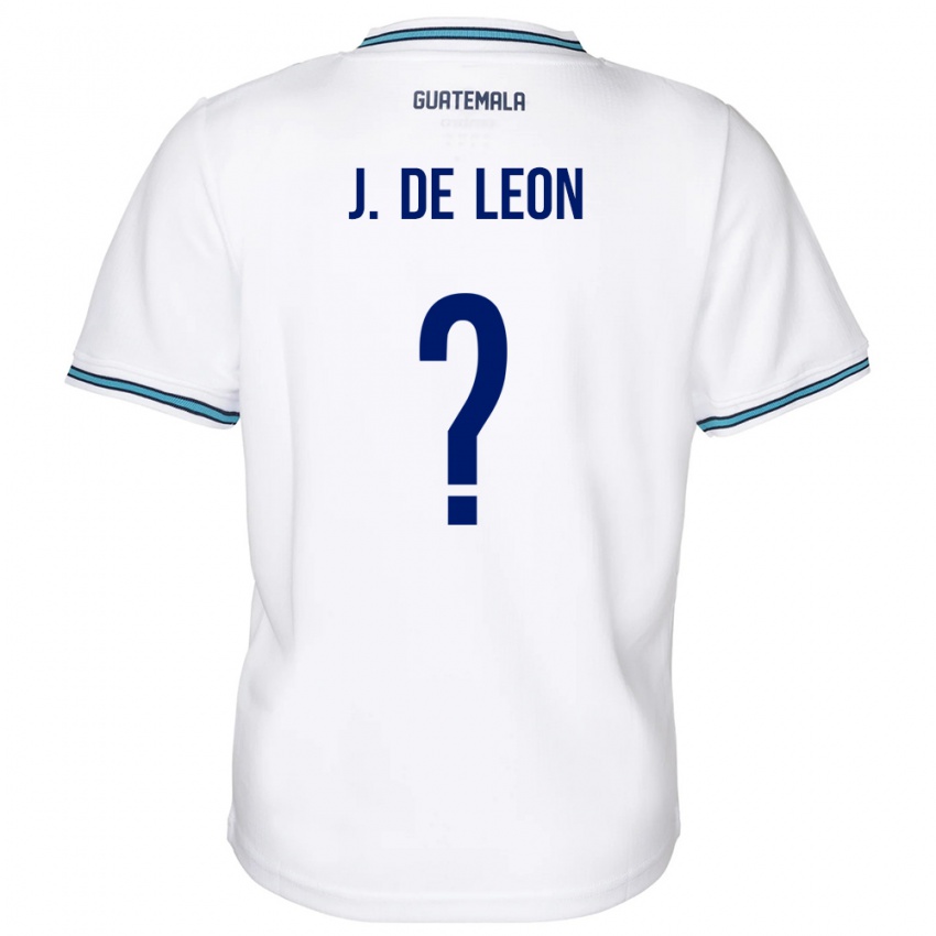 Homem Camisola Guatemala Jose De Leon #0 Branco Principal 24-26 Camisa