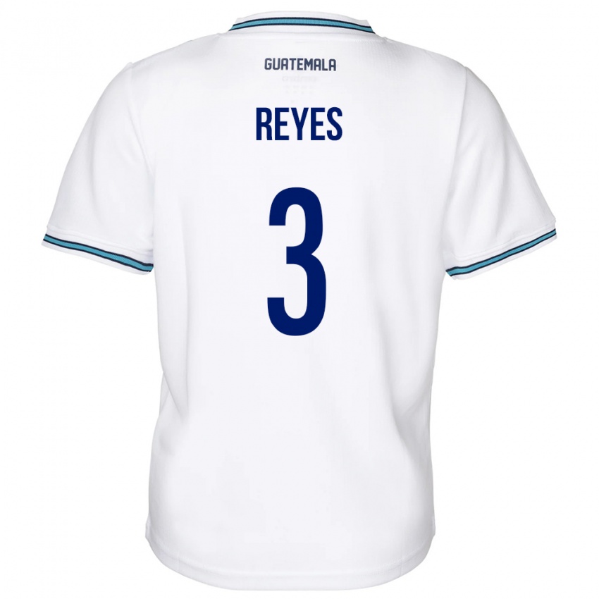 Homem Camisola Guatemala Martha Reyes #3 Branco Principal 24-26 Camisa