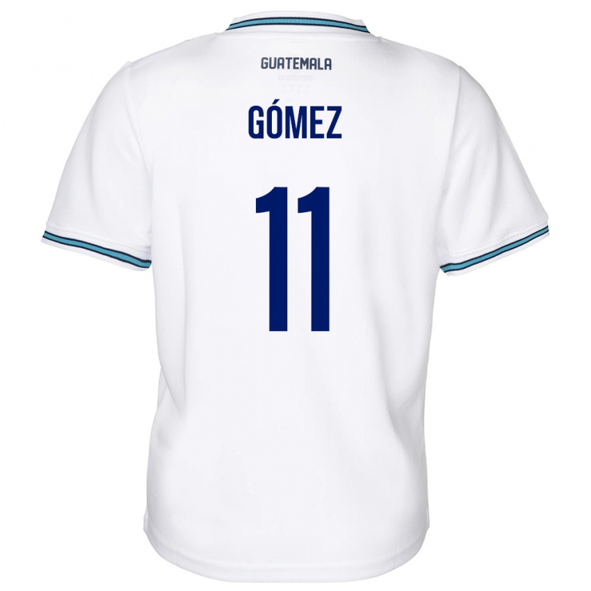 Homem Camisola Guatemala Savianna Gómez #11 Branco Principal 24-26 Camisa