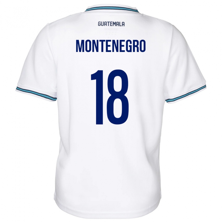 Homem Camisola Guatemala Vivian Montenegro #18 Branco Principal 24-26 Camisa